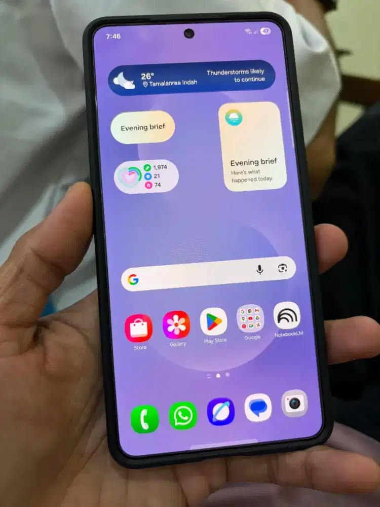 S25 Edge 512 pemakaian 2 minggu