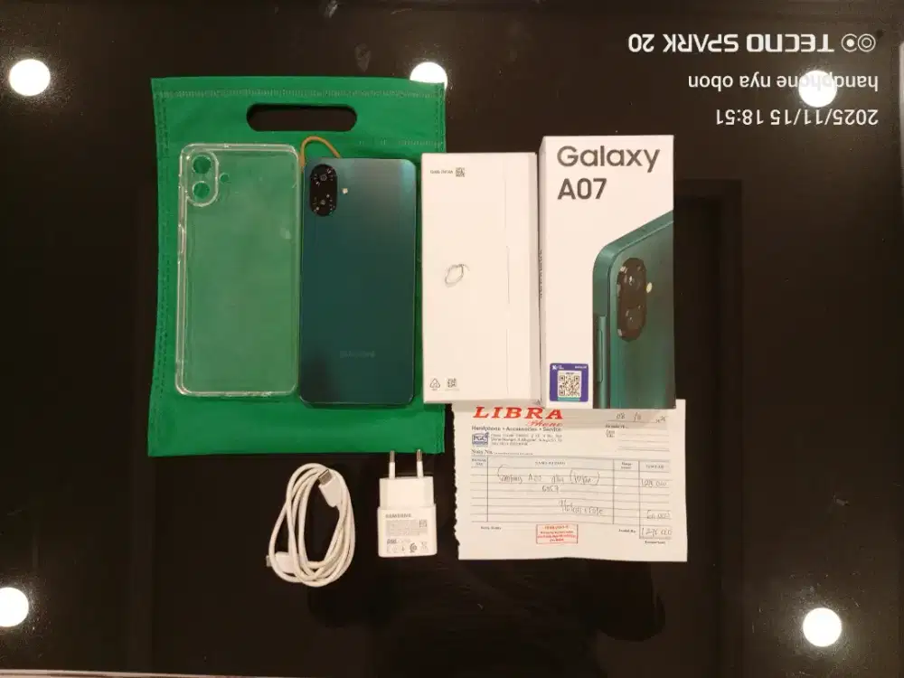 Samsung a07 4/64 fullset