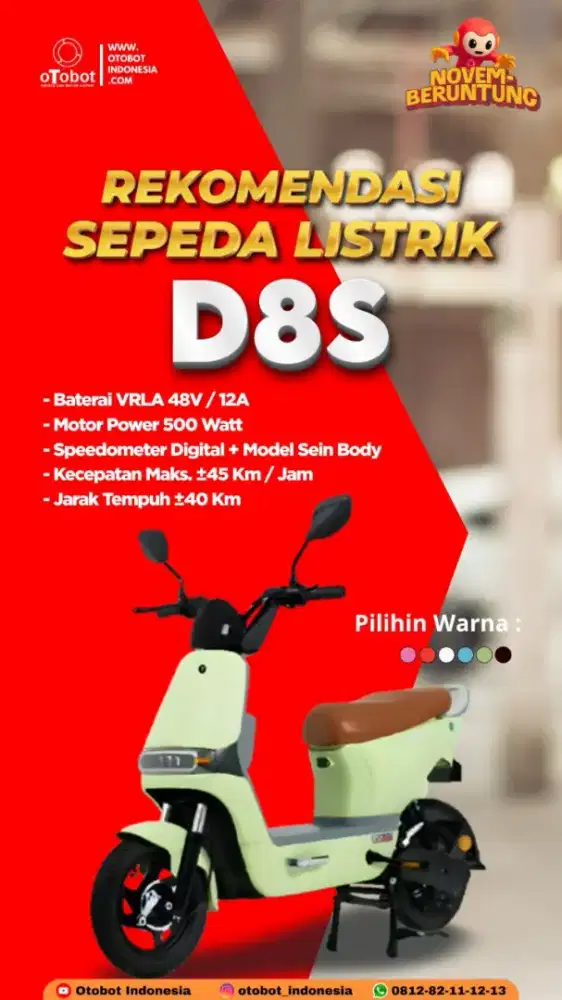 Sepeda listrik D8S