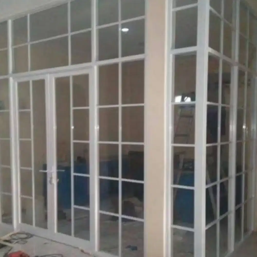 Kusen aluminium kaca polos @47