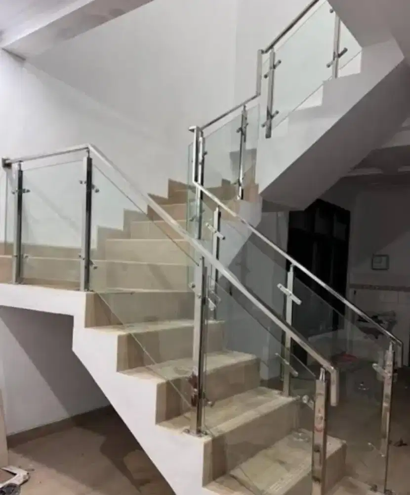 Railing tangga stainless steel @48