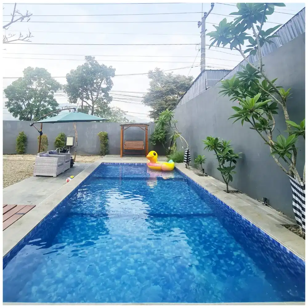 Jual villa nuansa Bali di bandung selatan