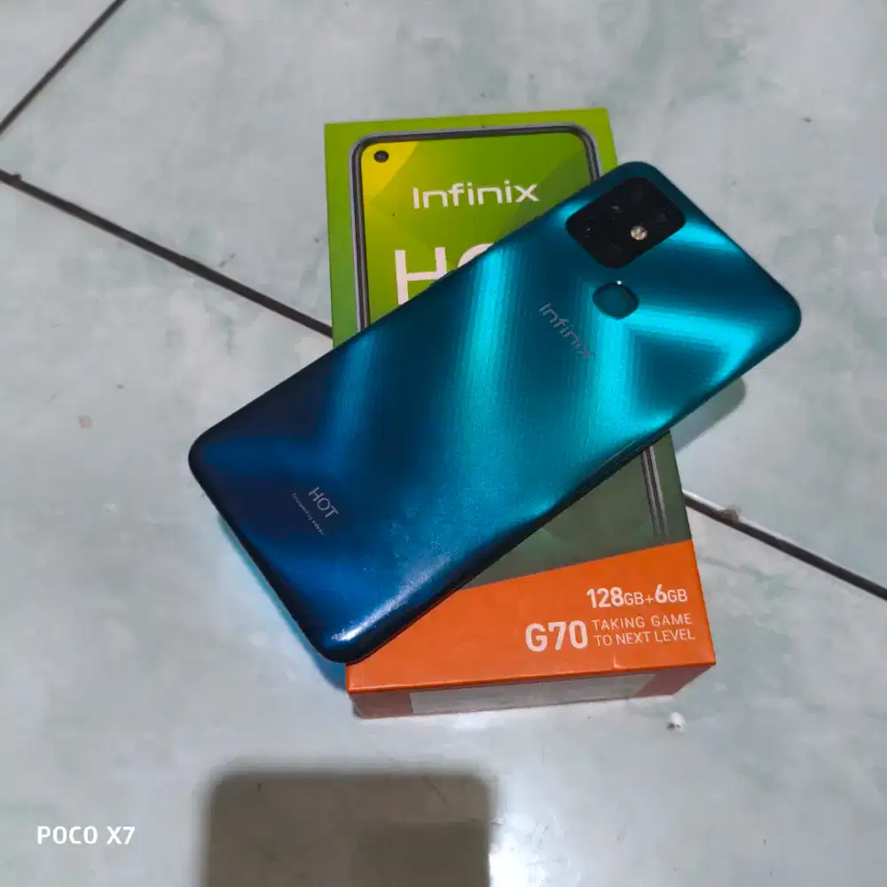 Infinix hot 10 6/128 fullset