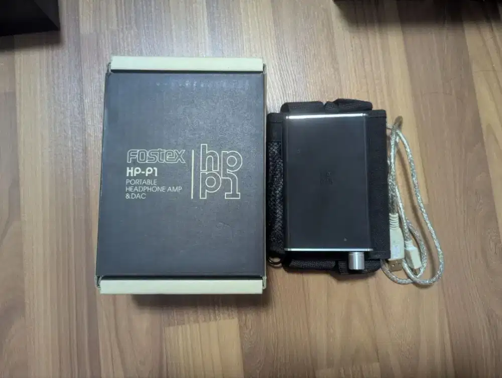 Fostex HP-P1 amplifier headphone portabel konverter DAC amp audio