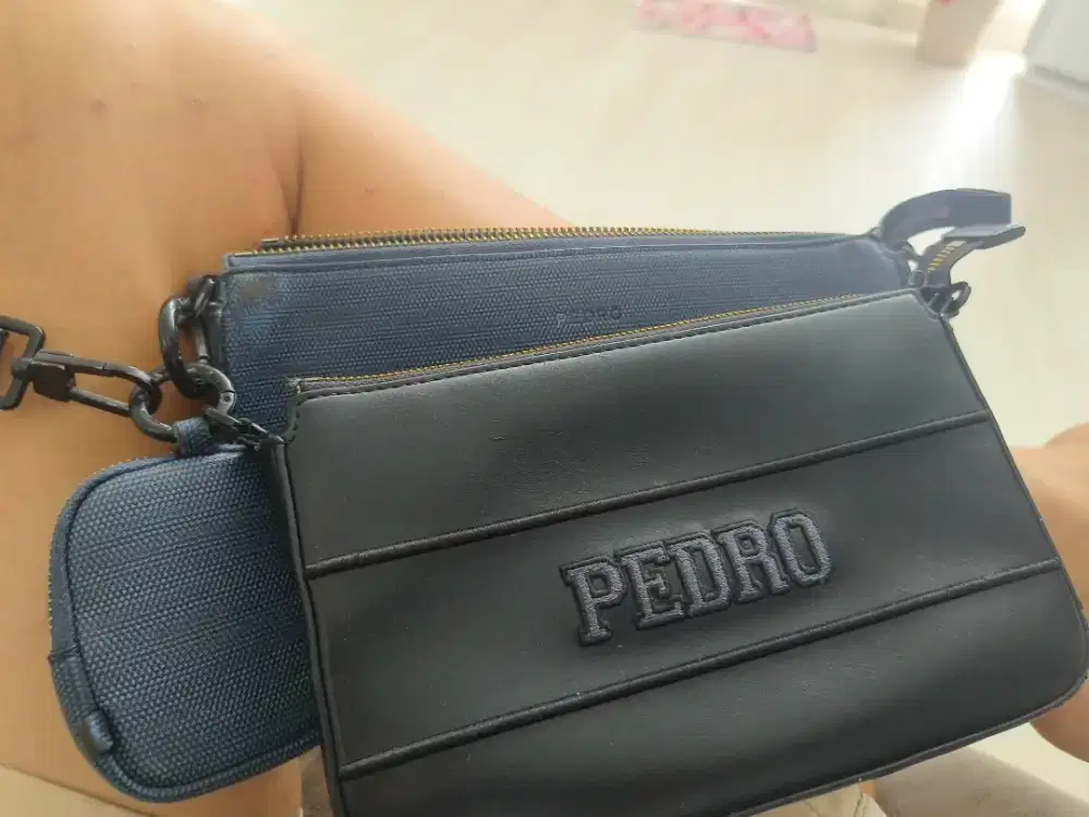 Tas Pedro double bisa dilepas original pedro