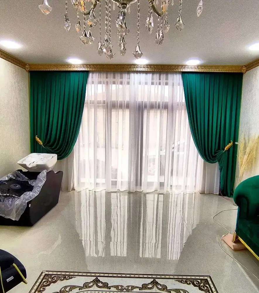 Supplier Tirai Gorden Jendela Gordyn Mewah Hordeng Model Terbaru Murah