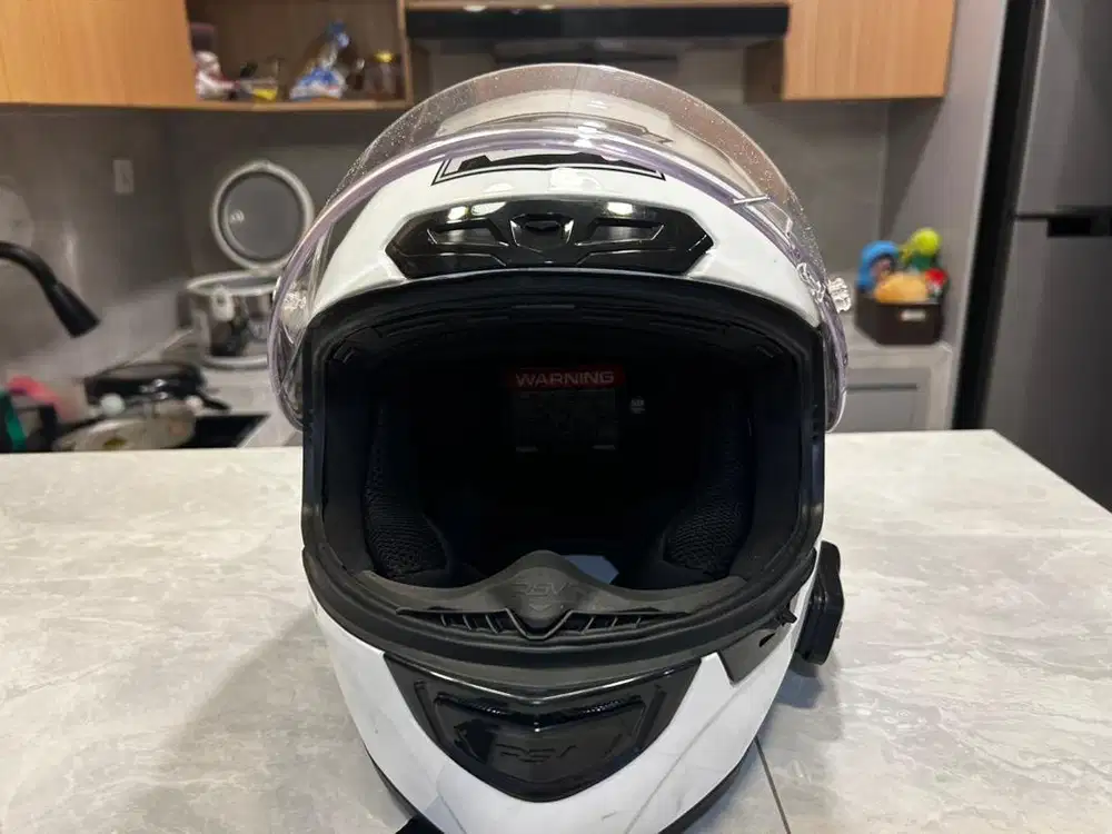 Jual Helm RSV FFS21 Solid White Glossy