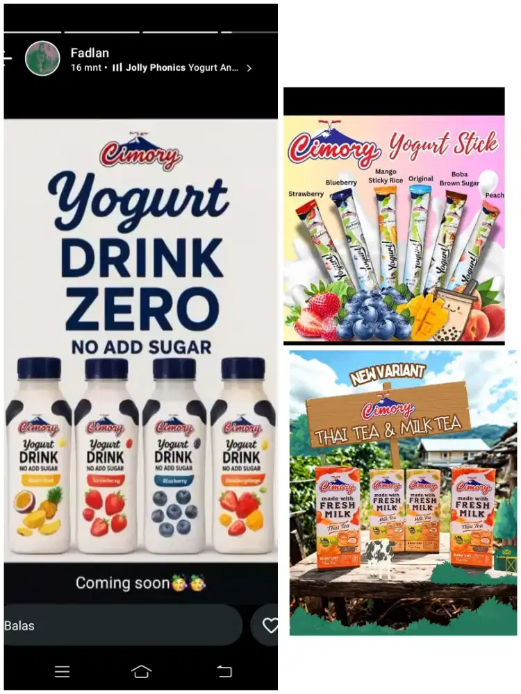 menjual prodak cimory