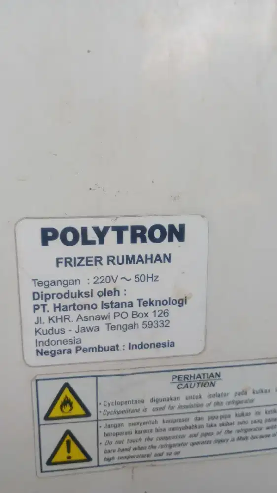 freezer polytron 200lt