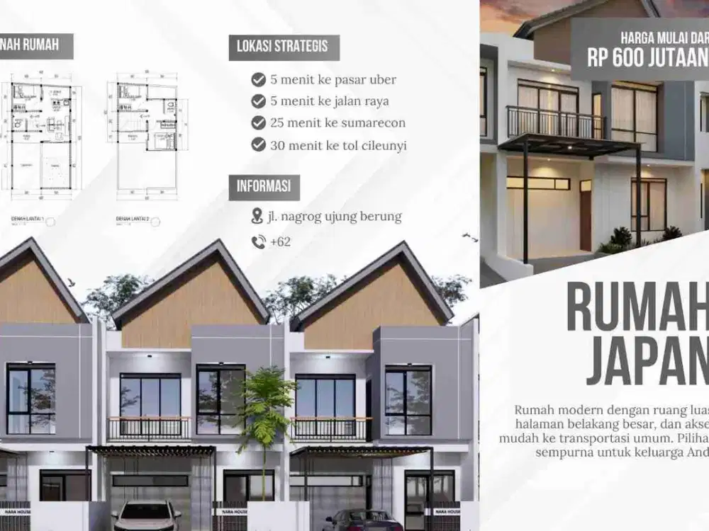Rumah 2lt 600jtaan Ujung Berung Bandung