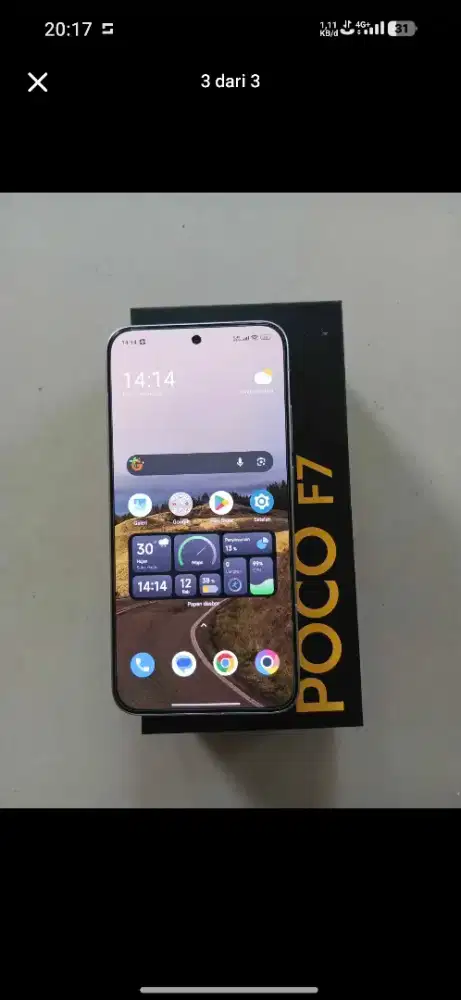 Poco F7 12/512 . Cari Kembalian Atau Tuker tambah.