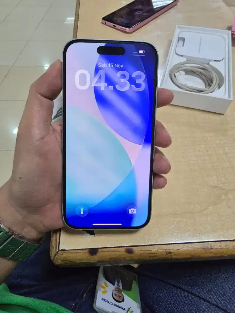 Iphone 15/128 blue Ibox fullset garansi on