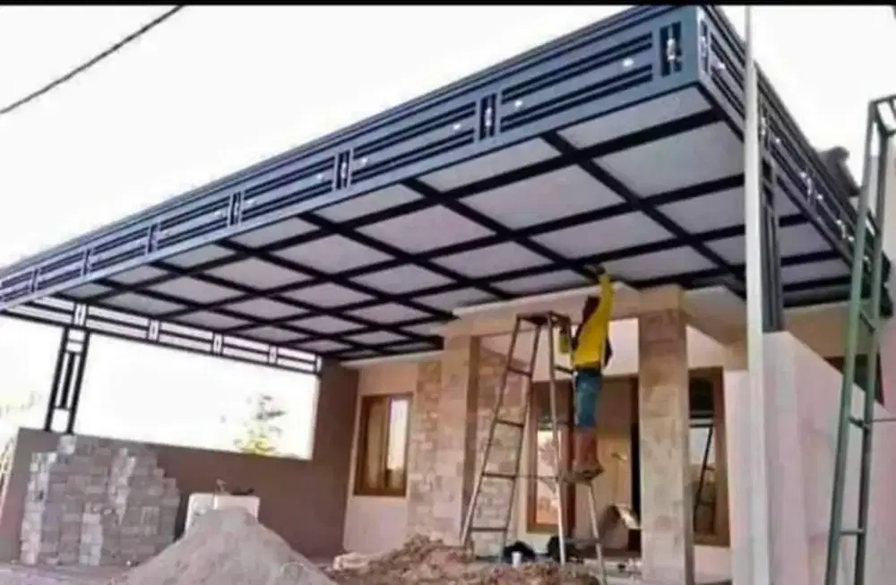 Tukang las pembuatan pagar kanopi tralis jendela