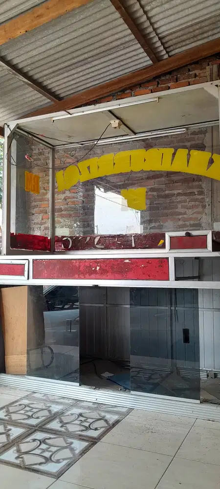 Etalase Warung nasi padang dan Perlengkapan lainnya