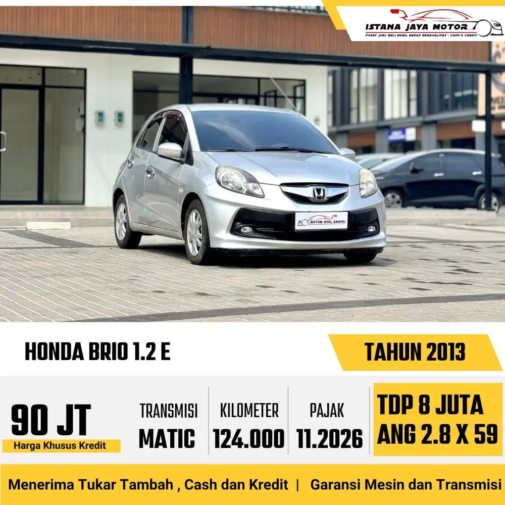 [TDP 8JT] HONDA BRIO 1.2 E AT 2013