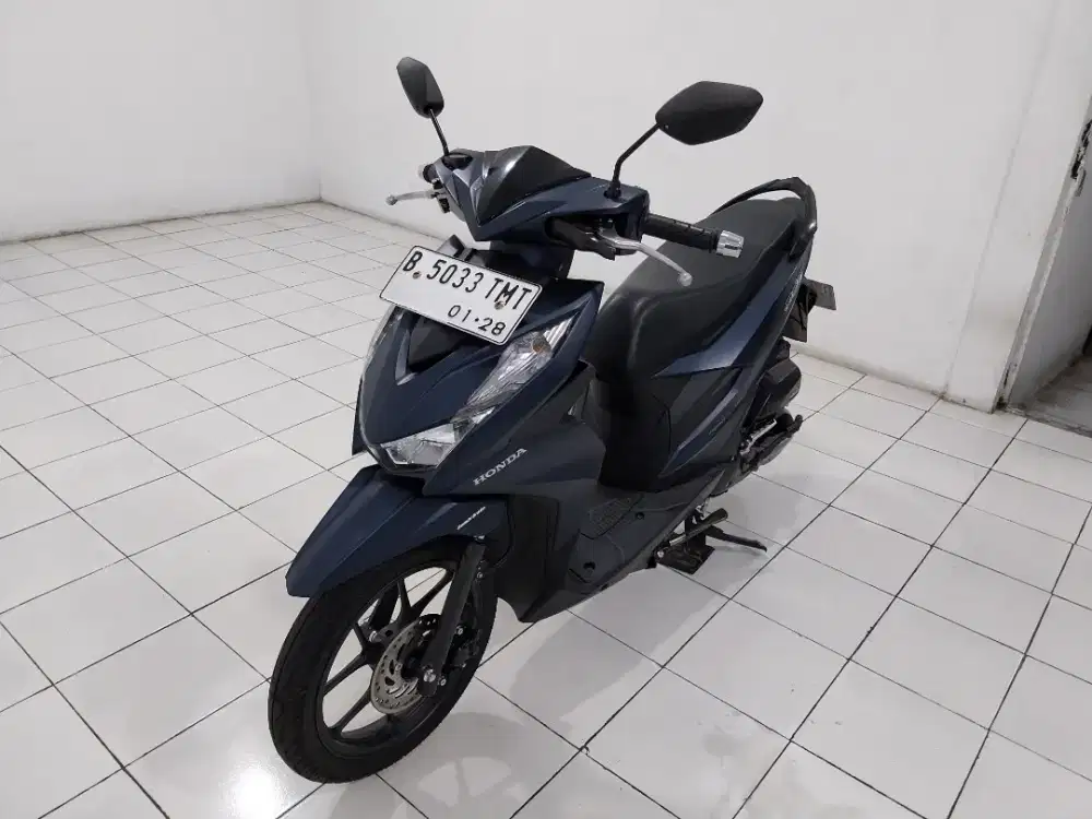 Beat deluxe 2023 cbs iss pajak hidup mulus km baru 19 ribuan