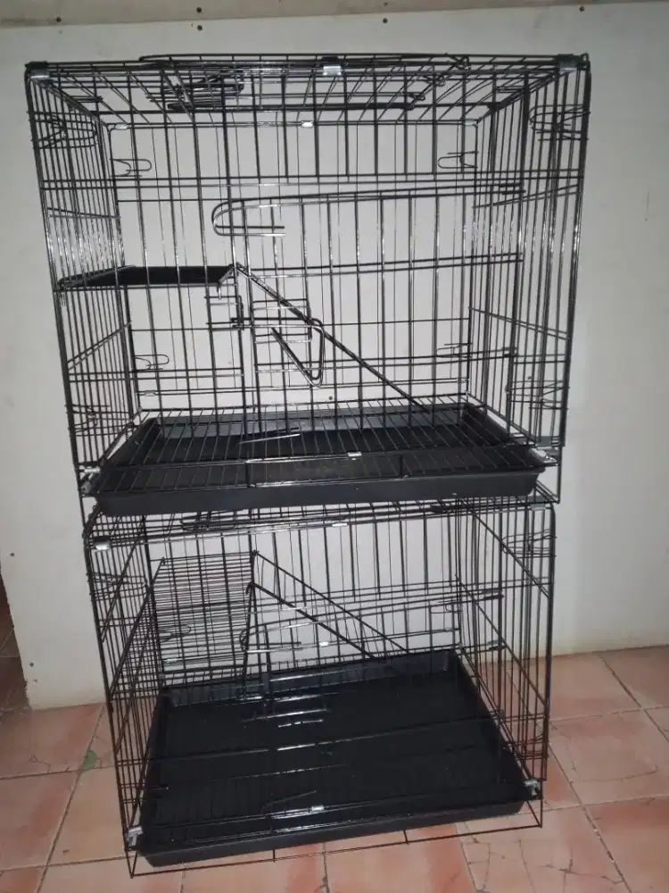 Kandang ukuran 60x45x50 tingkat 1 baru