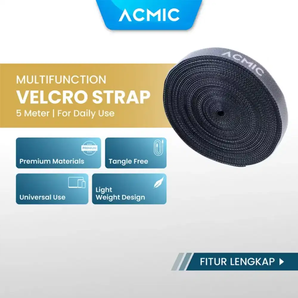 Acmic Velcro Strap 5m