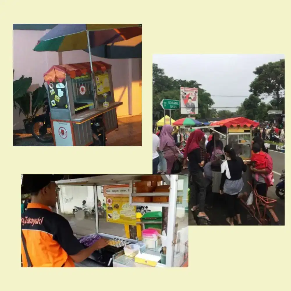 DIBUTUHKAN UNTUK JUALAN TAKOYAKI KELILING RUTE SUDAH DI ARAHKAN