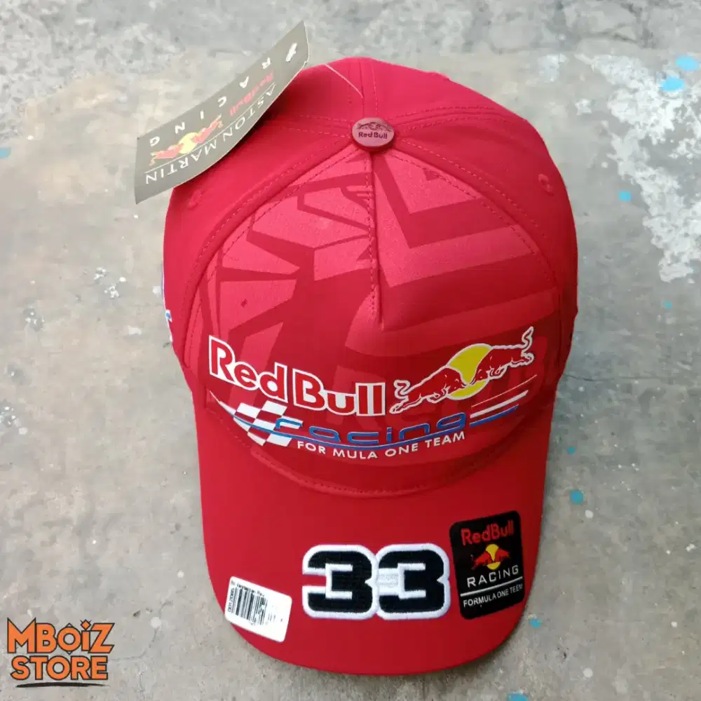 Topi Red Bulls 33 ( Ready Stok, Harga Nett, Pass, No Nego)