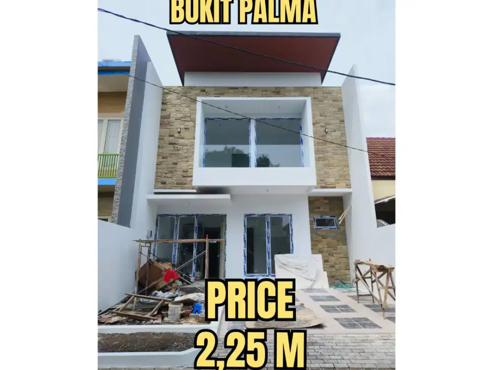 ‼️BARU GRESS‼️ MODERN MINIMALIS RUMAH BUKIT PALMA CITRALAND DEKAT SUPERINDO DAN SEKOLAH.