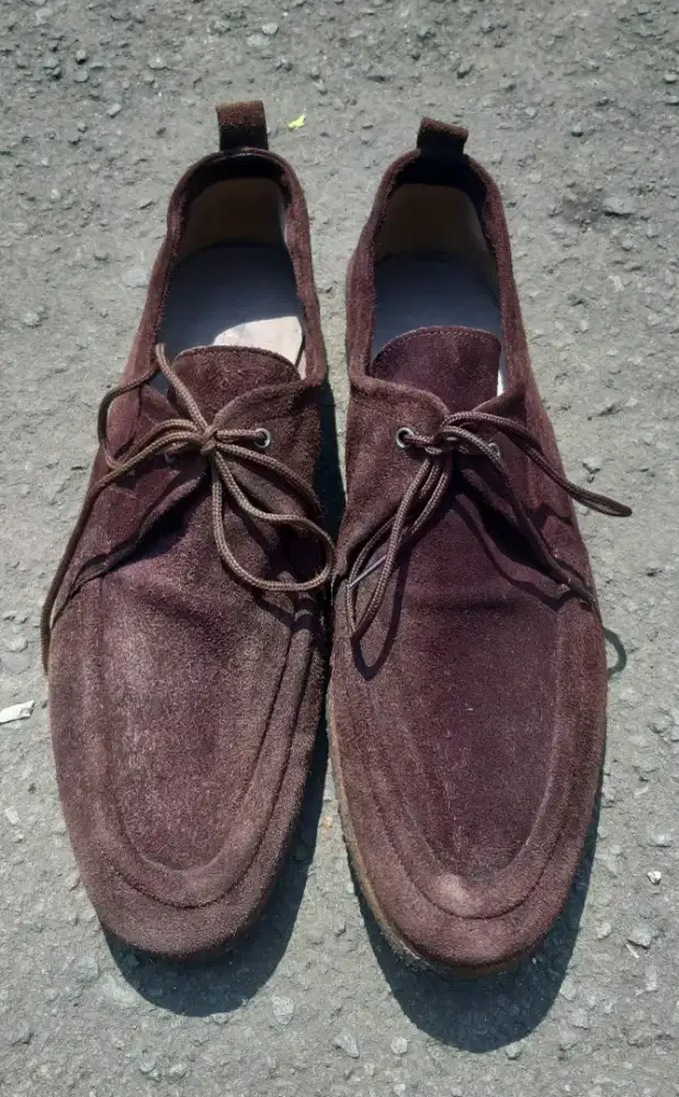 SEPATU FORMIL BURBERRY ORIGINAL SUEDE 44