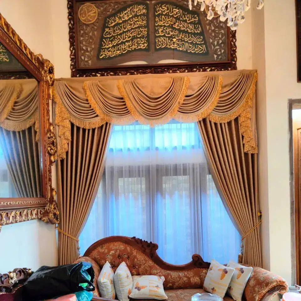 Penyedia Tirai Gorden Jendela Gordyn Mewah Hordeng Model Terbaru Murah