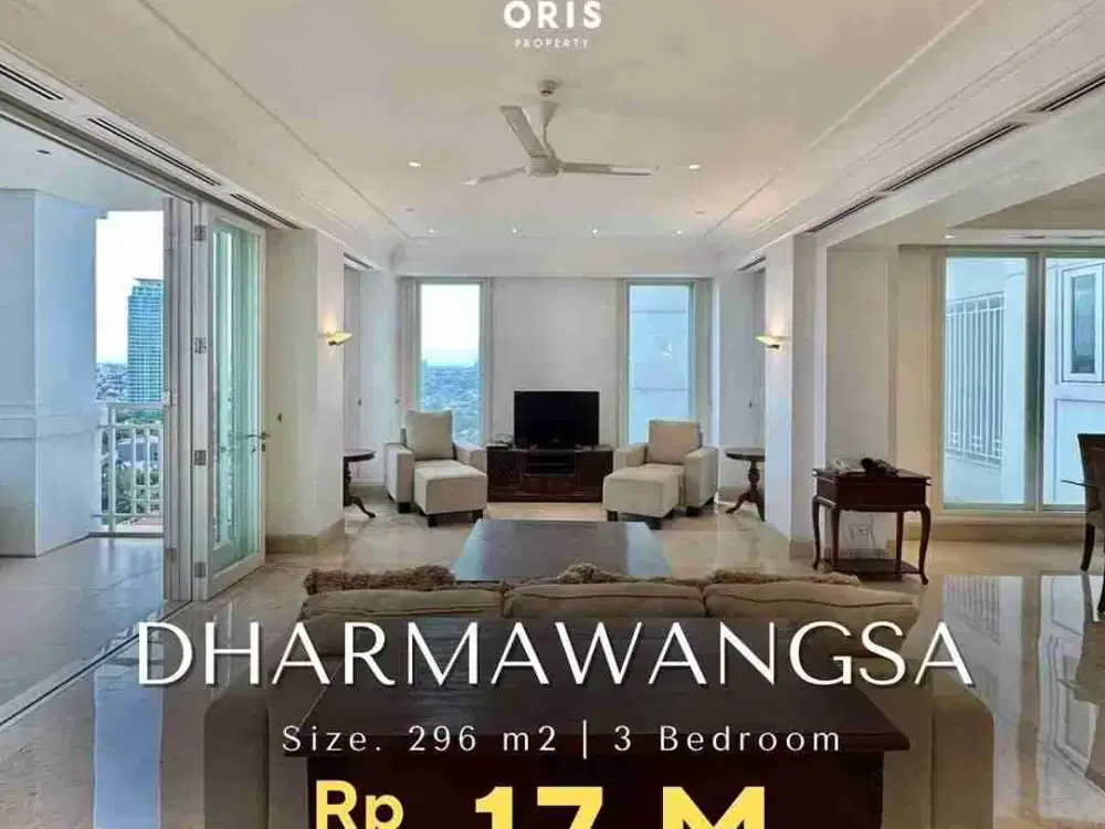 The Residence Dharmawangsa Tower 1 Luxurious 3 Bedroom Apartment Semi Furnished