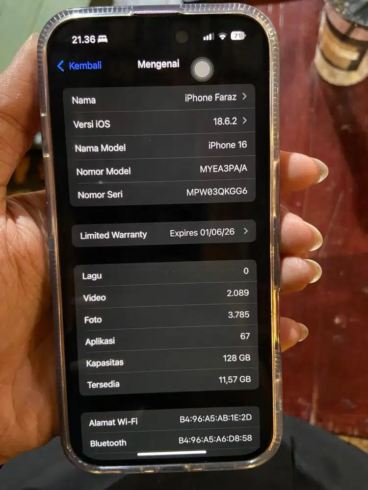 Iphone 16 128gb ibox