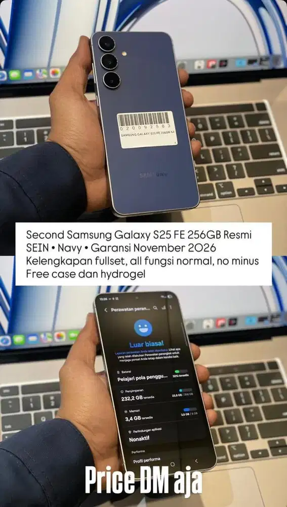 Second samsung galaxy S25 FE 256 gb