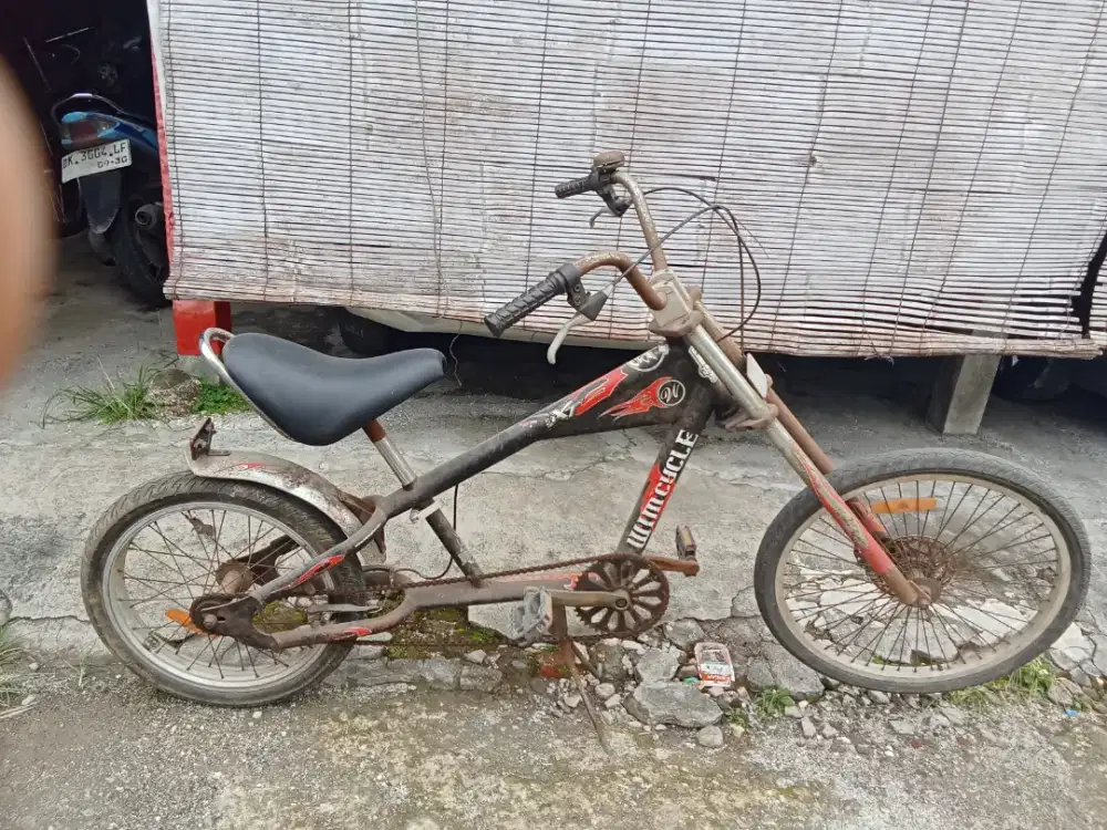 Sepeda WIMCYCLE CHOPPER XT ban depan 24, blkg 20