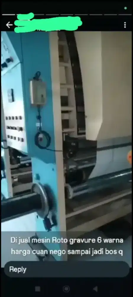 Mesin cetak Roto gravure 6 warna dan mesin Sliting