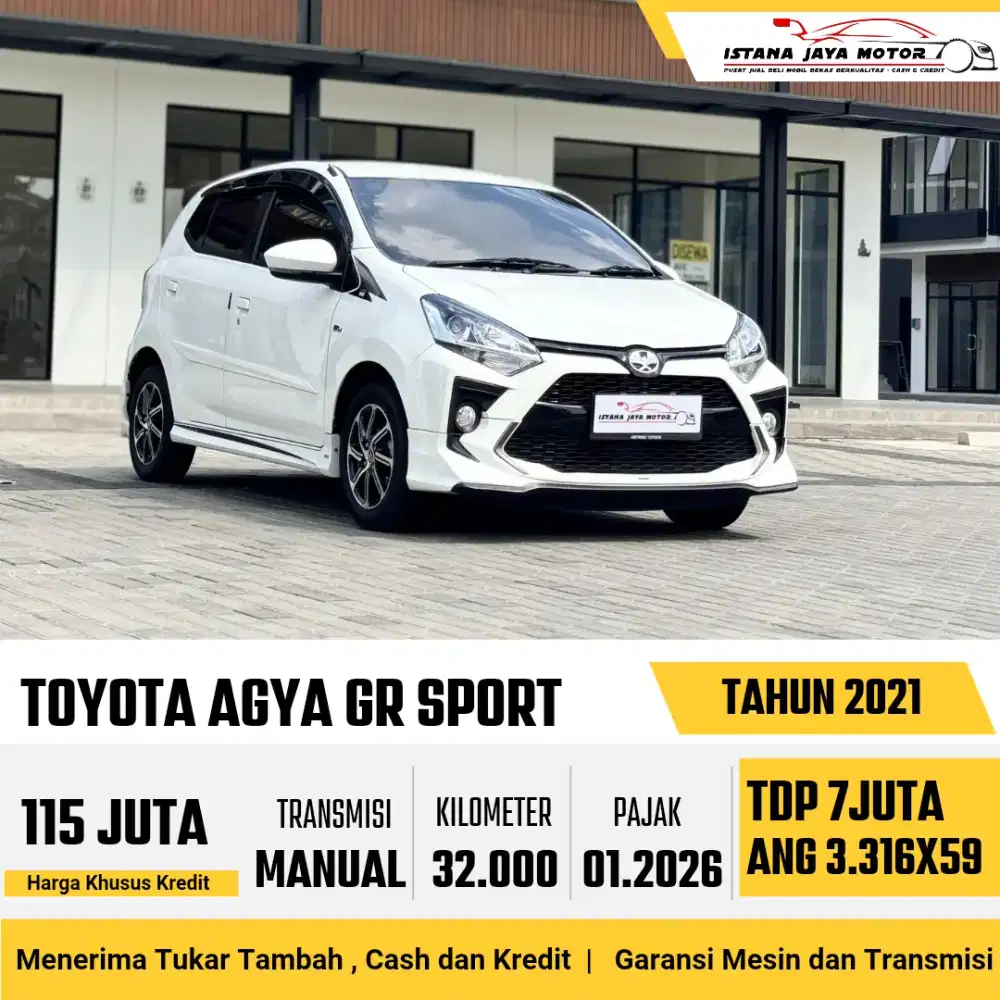 Toyota Agya 2021 #istana jaya motor
