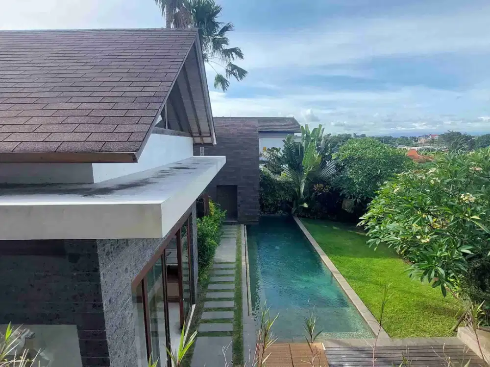 Luxury Villa 2lt Furnished Luas Tanah 500m² dapat View Sawah & Gunung area Investasi Strategis Canggu.