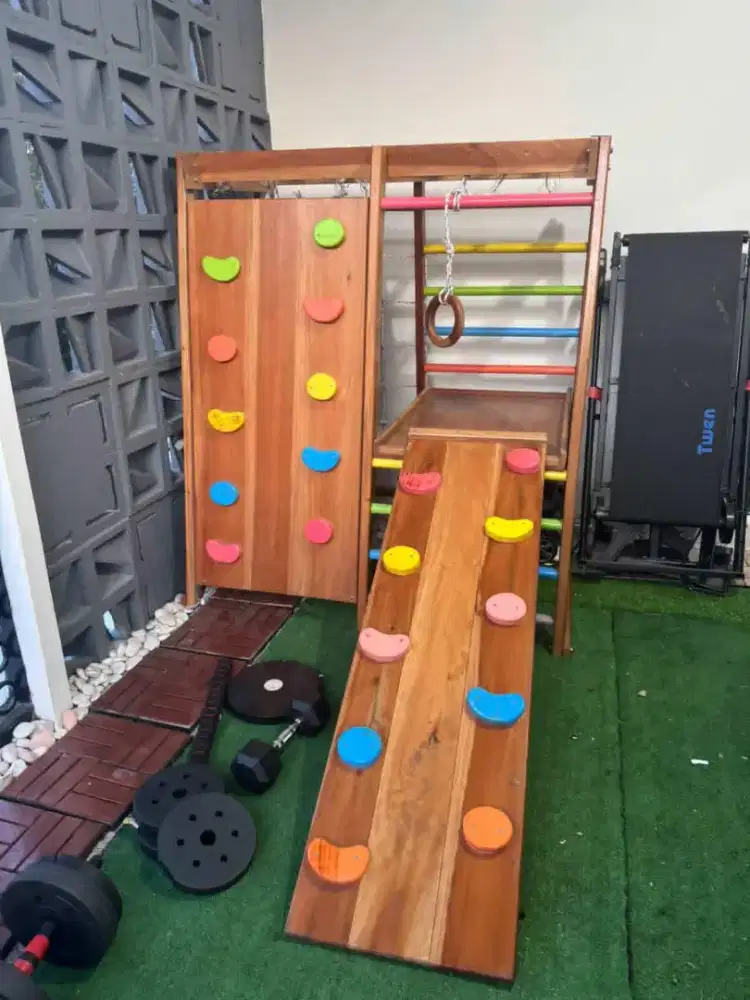 brakiasi papan Titian anak melatih motorik kasar