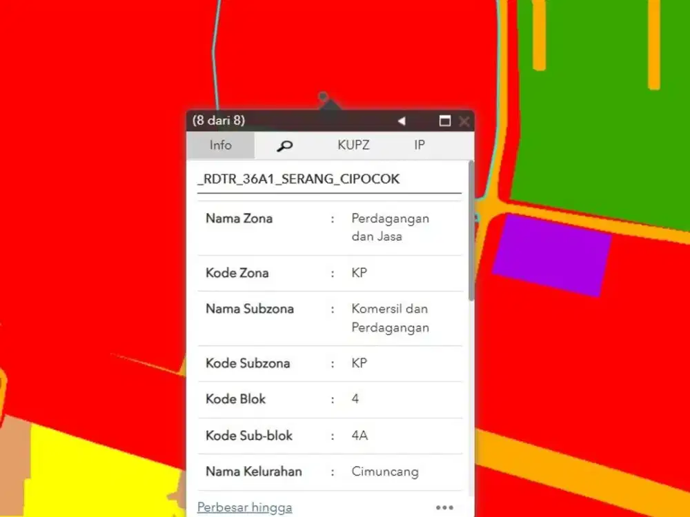 Dijual Cepat Tanah Komrsil Cocok untuk Kantor Kos di Pusat Kota Serang