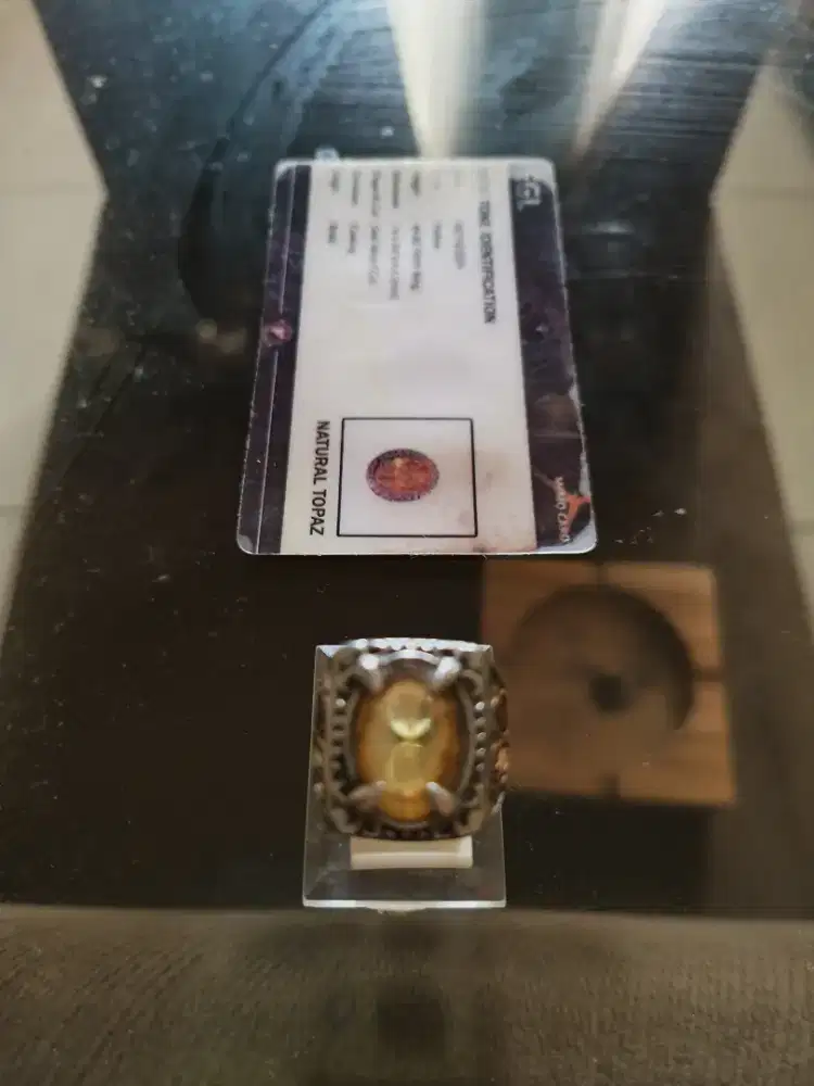 Batu Permata Yellow Sapphire Natural