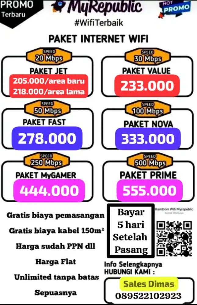 Wifi My Republic Internet Unlimited