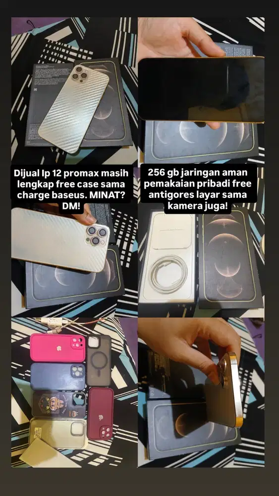 DIJUAL IPHONE 12 PM 256gb