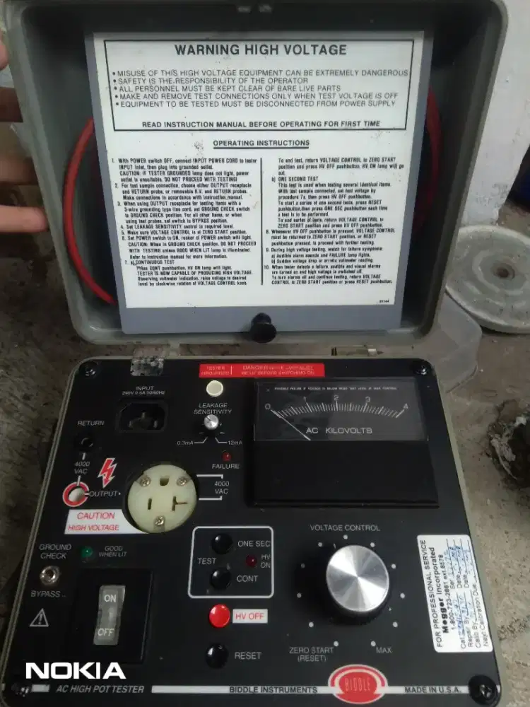 Alat Pengukur Tegangan Listrik Voltage