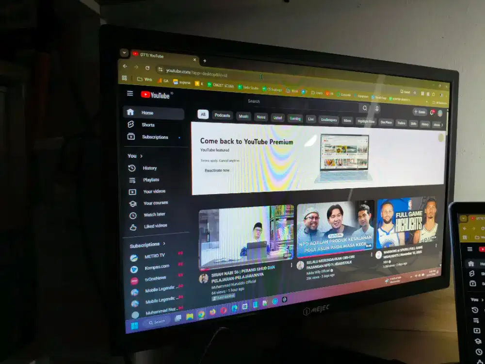 MEJEC MONITOR LED 19 FHD, HDMI VGA , HD