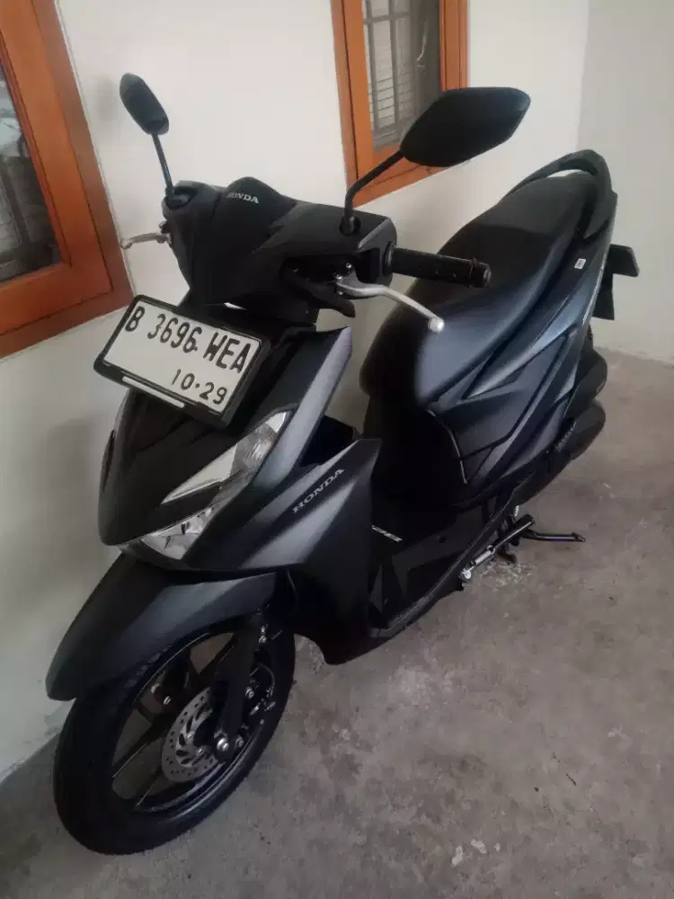 KM 5RB PERAK! NEW BEAT KEYLESS HITAM DOFF PAJAK BARU BAYAR FULL ORI!!!