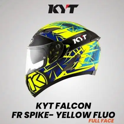 Helm KYT Fullface Falcon FR Yellow Fluo Double Visor