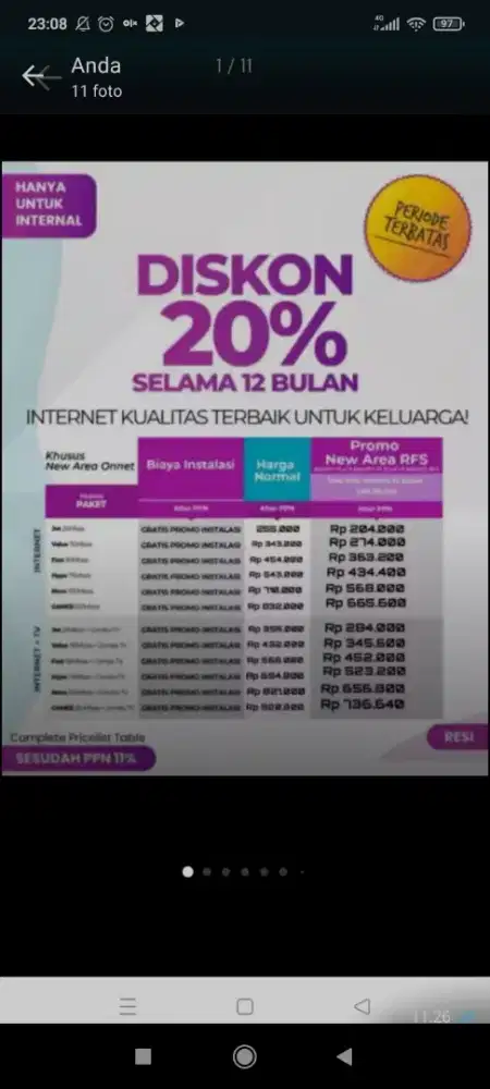 Promo pemasangan internet myrepublic