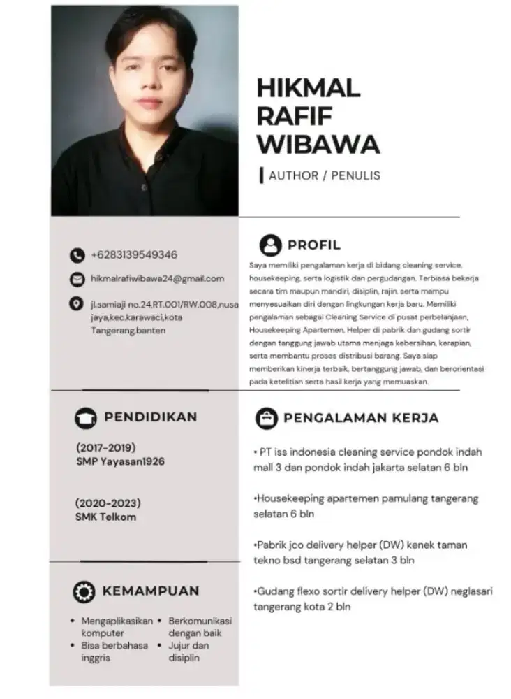 butuh pekerjaan apa saja yang penting halal