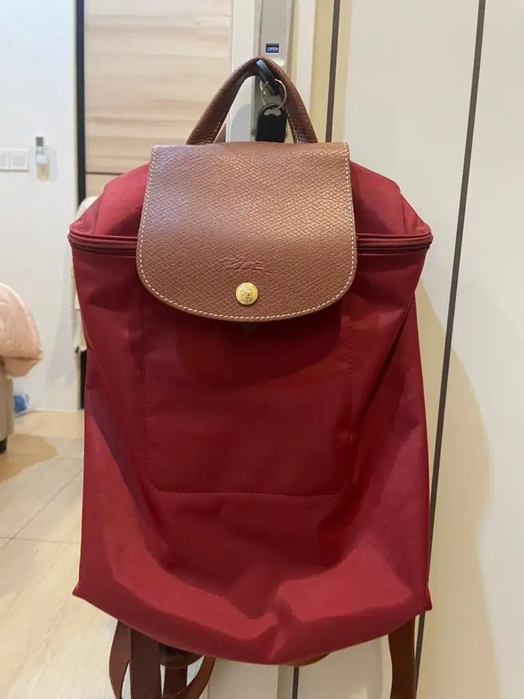 Longchamp bag maroon