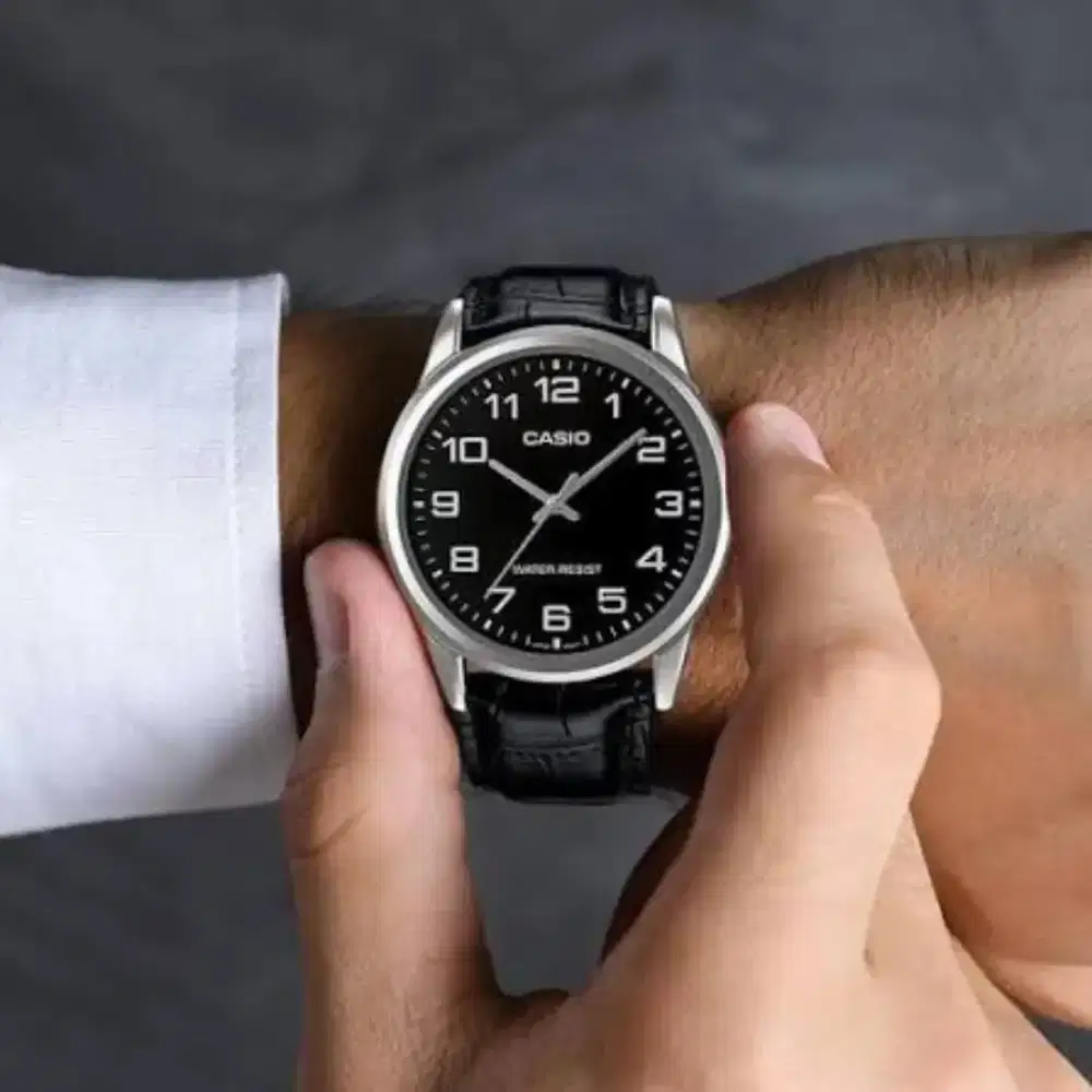 JAM TANGAN CASIO PRIA MTP-V001L ORIGINAL GARANSI RESMI