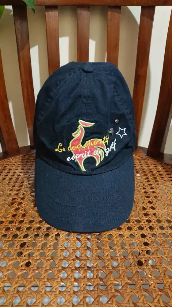Topi Le Coq Sportif Hitam Size 56