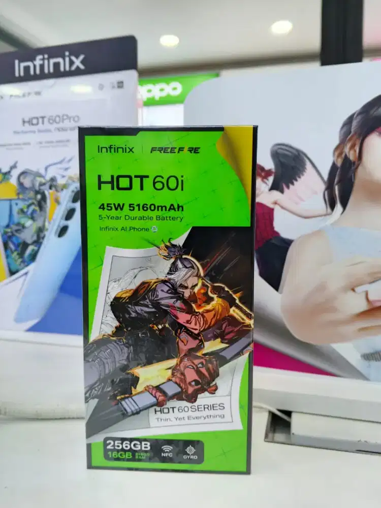 INFINIX HOT 60i 8/256 NEW GARANSI RESMI