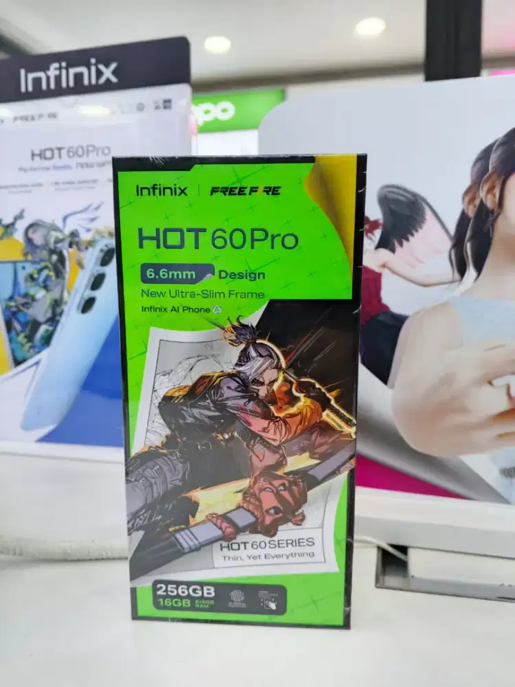 INFINIX HOT 60i 4g 8/256 NEW GARANSI RESMI